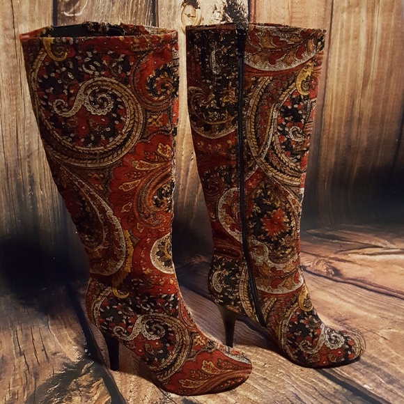 diba paisley boots